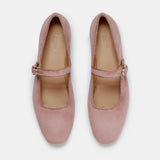 Le Monde Beryl - Mary Jane / Blush Pink Velvet