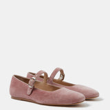 Le Monde Beryl - Mary Jane / Blush Pink Velvet