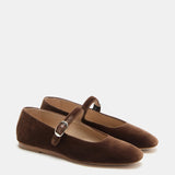 Le Monde Beryl - Mary Jane / Date Brown Velvet
