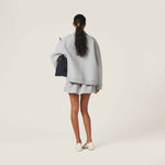 Jersey blouson jacket