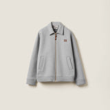 Jersey blouson jacket