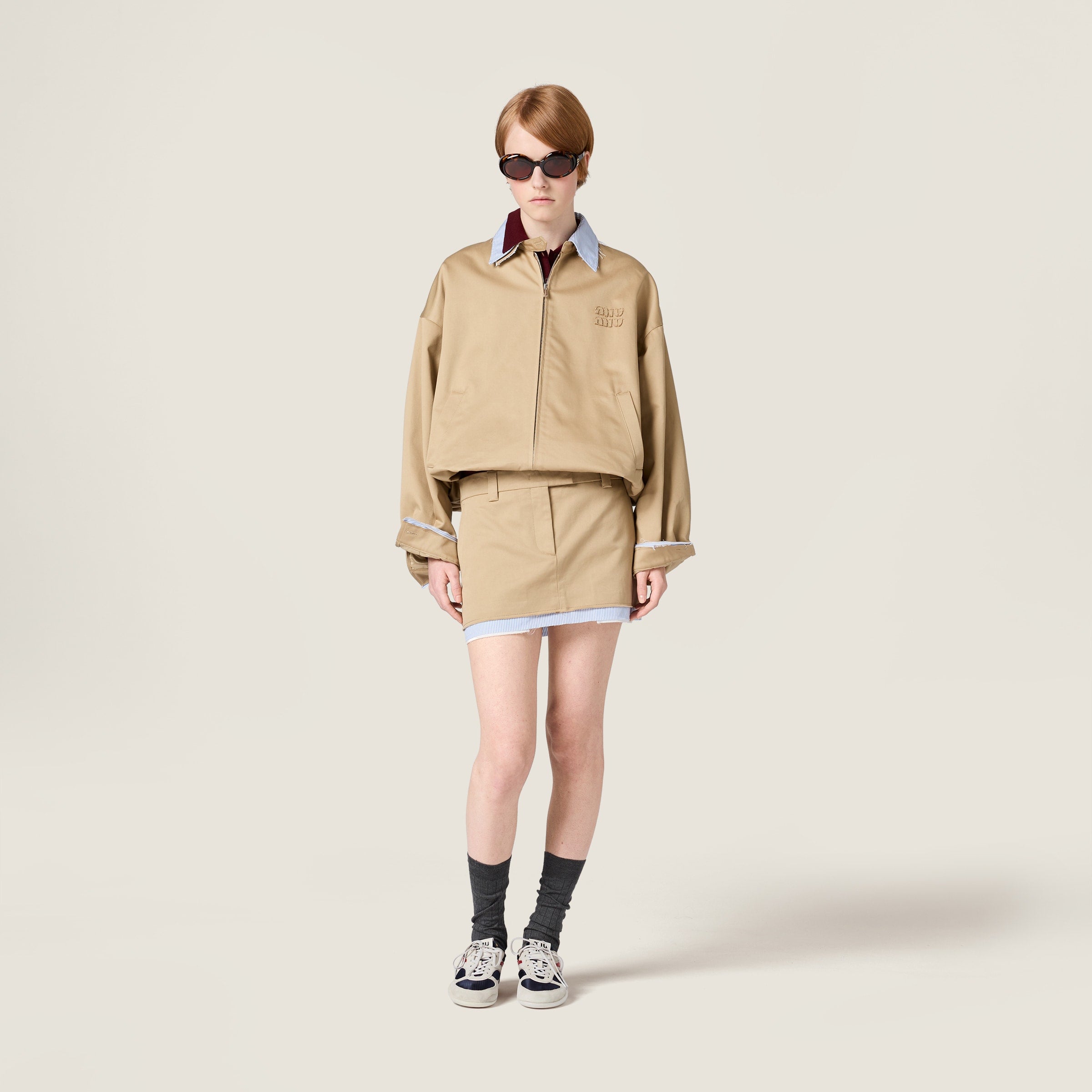 Chino blouson jacket