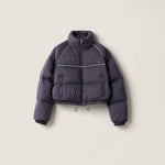 Technical pongé down jacket