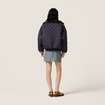 Technical pongé down jacket