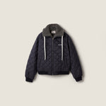 Technical pongé down jacket