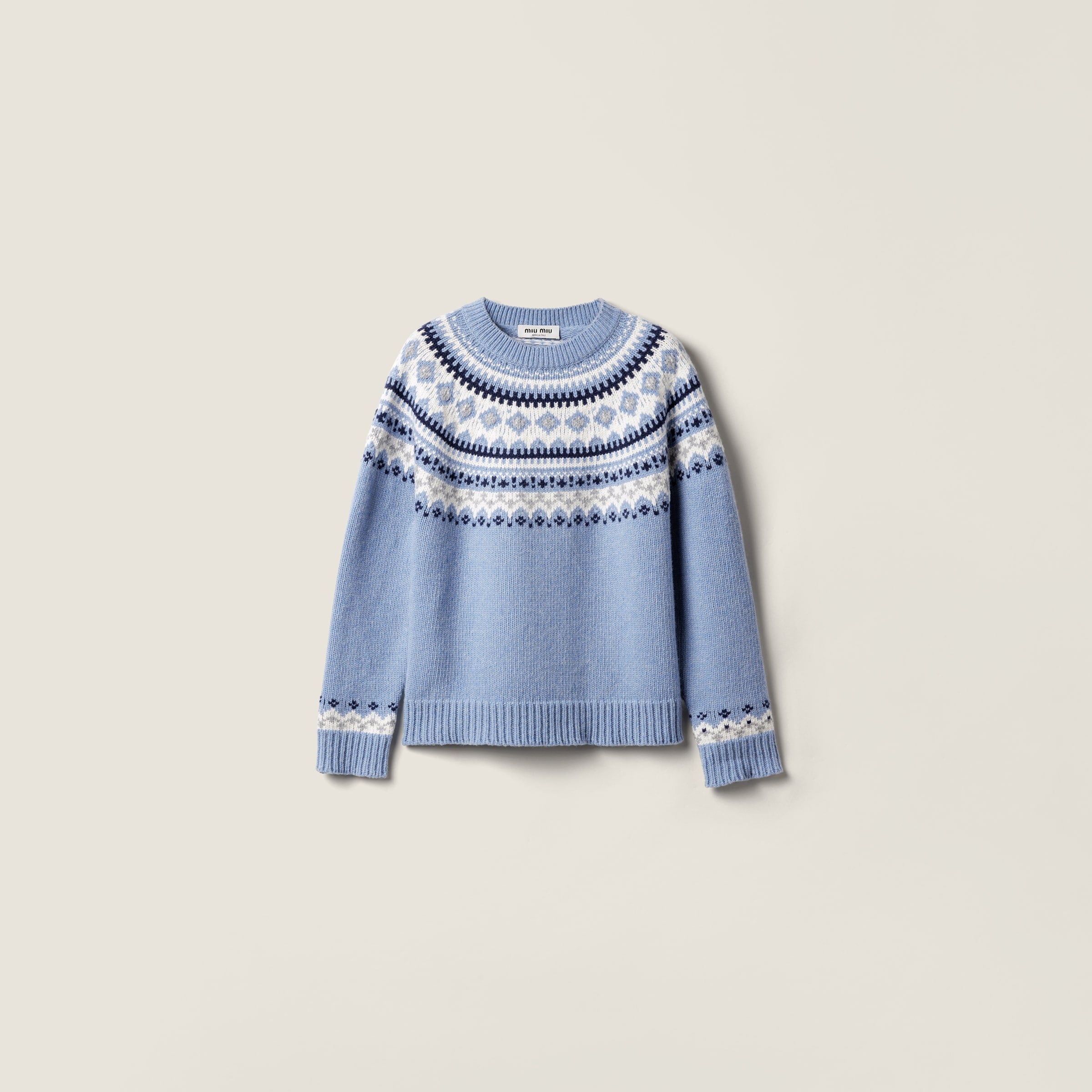 Wool crew-neck sweater