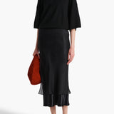Khaite - Monina Skirt in Black