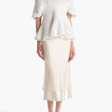 Khaite - Monina Skirt in Cream