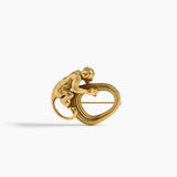 Khaite - Monkey Brooch in Antique Gold