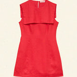 DÔEN - MONROE DRESS -- CARMINE