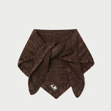 Loeffler Randall - Monty Brown Wool Knit Bandana