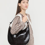 Loeffler Randall - Morgan Crocodile Leather Shoulder Bag