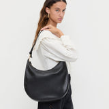 Loeffler Randall - Morgan Black Leather Shoulder Bag
