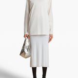 Khaite - Medium Olivia Hobo in Silver Eel Leather