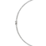Dorsey - 14K MOSS RIVIÈRE NECKLACE IN 3MM LAB DIAMOND