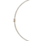 Dorsey - 14K MOSS RIVIÈRE NECKLACE IN 3MM LAB DIAMOND