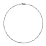 Dorsey - 14K MOSS RIVIÈRE NECKLACE IN 3MM LAB DIAMOND