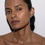 Dorsey - MOSS RIVIÈRE NECKLACE IN 3MM HONEY MOISSANITE