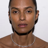 Dorsey - MOSS RIVIÈRE NECKLACE IN 3MM MOISSANITE