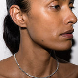 Dorsey - MOSS RIVIÈRE NECKLACE IN 3MM MOISSANITE