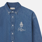 FRAME - Ritz Embroidery Denim Shirt