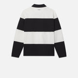 FRAME - Ritz Rugby Polo Shirt -- Cream/Black