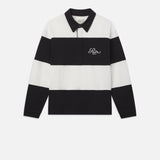 FRAME - Ritz Rugby Polo Shirt -- Cream/Black
