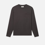 FRAME - Long Sleeve Woolen Tee -- Taupe
