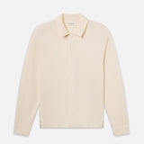 FRAME - Button Down Pique Shirt -- Cream
