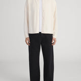 FRAME - Button Down Pique Shirt -- Cream