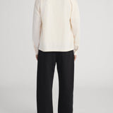 FRAME - Button Down Pique Shirt -- Cream