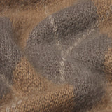 FRAME - Argyle Crewneck Sweater -- Taupe Multi