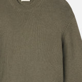 FRAME - Suede Patch Sweater -- Light Taupe