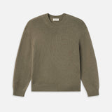 FRAME - Suede Patch Sweater -- Light Taupe