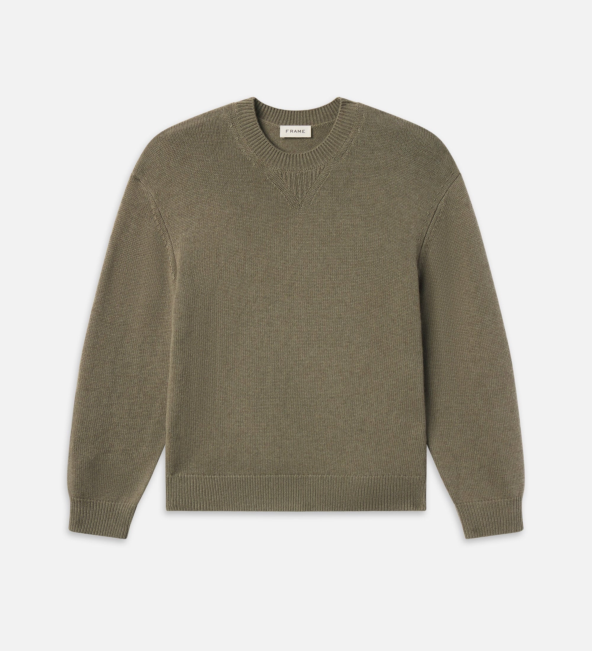 FRAME - Suede Patch Sweater