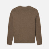 FRAME - Brushed Cashmere V-neck Sweater -- Light Taupe