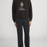 FRAME - Ritz Unisex Cashmere Sweater -- Brown