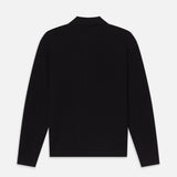 FRAME - Cashmere Shirt Sweater -- Black