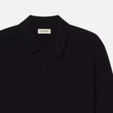 FRAME - Cashmere Shirt Sweater -- Black