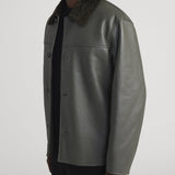 FRAME - Shearling Jacket -- Dark Olive