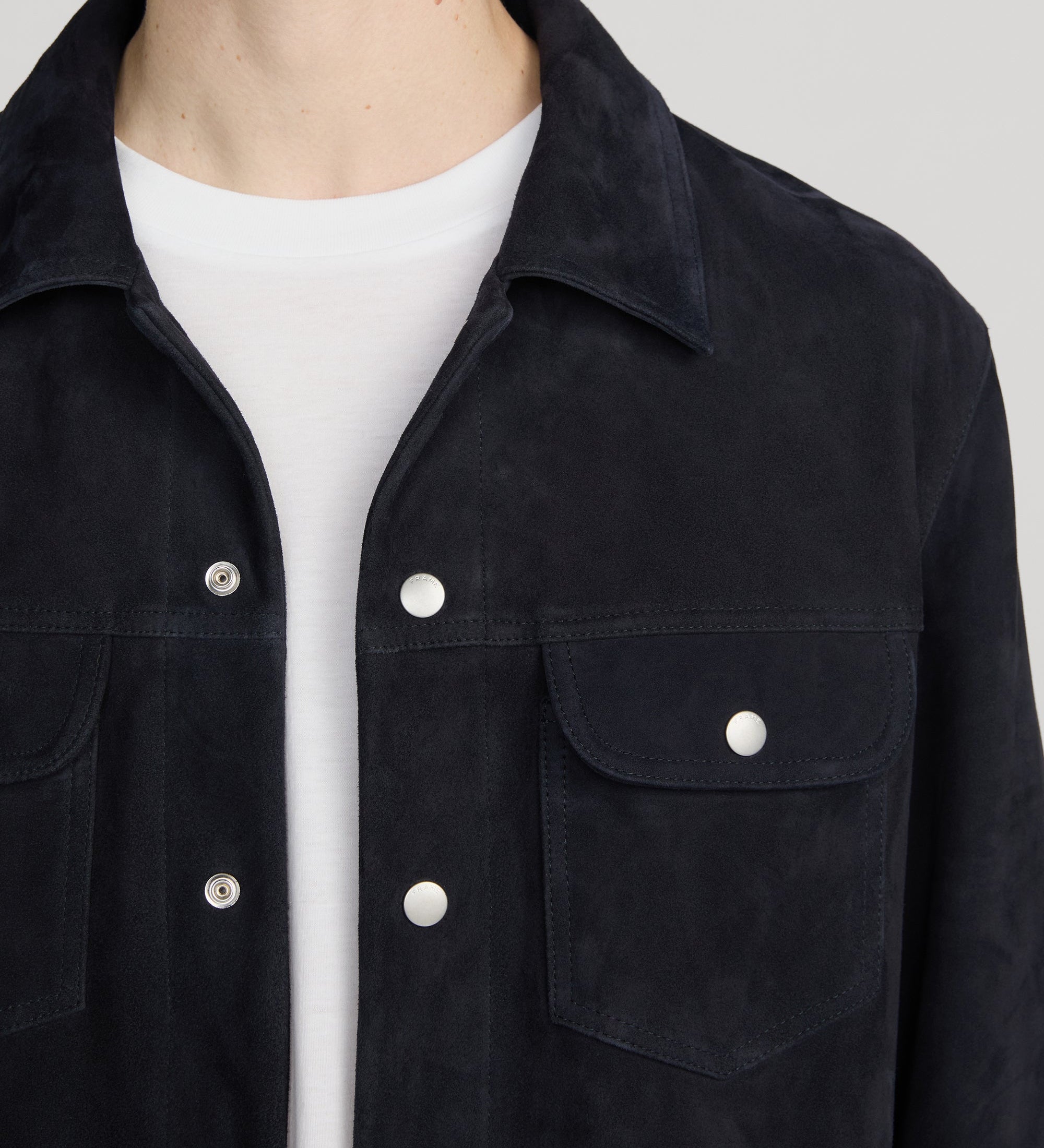 FRAME - Suede Trucker Jacket