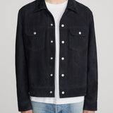FRAME - Suede Trucker Jacket
