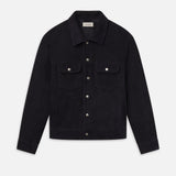 FRAME - Suede Trucker Jacket