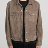 FRAME - Suede Trucker Jacket