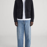 FRAME - Suede Blouson -- Dark Navy
