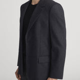 FRAME - Single Breasted Blazer -- Dark Charcoal