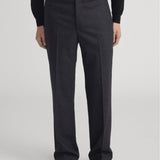 FRAME - Straight Leg Trousers -- Dark Charcoal