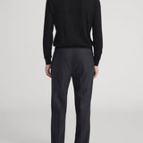 FRAME - Straight Leg Trousers -- Dark Charcoal
