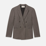 FRAME - Double Breasted Blazer -- Light Taupe