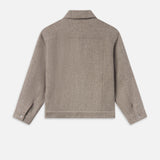 FRAME - Wool Trucker Jacket -- Light Taupe